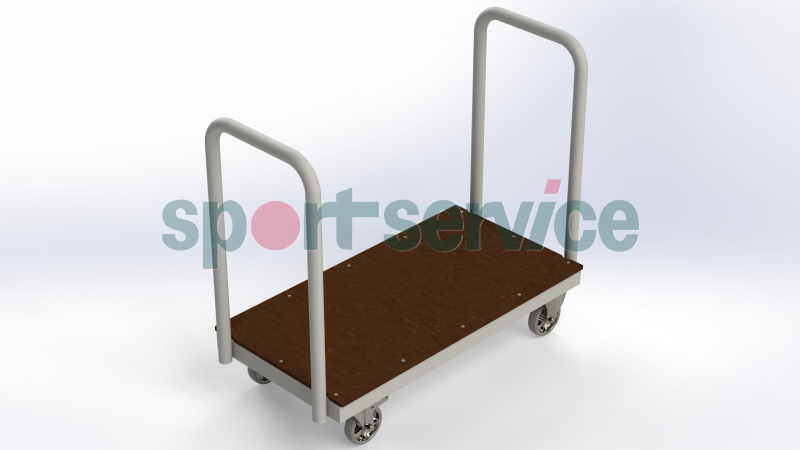 Kumimattojen kuljetuskärry