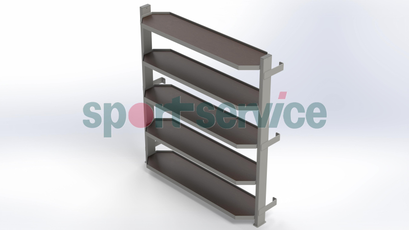 Sangpommide riiul viiekordne