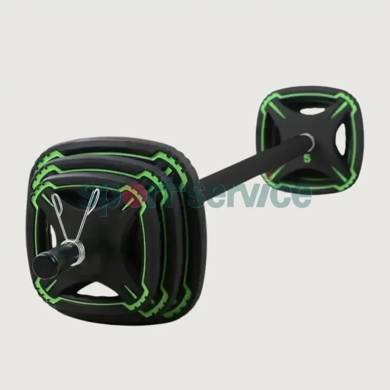 BodyPump barbell and plates