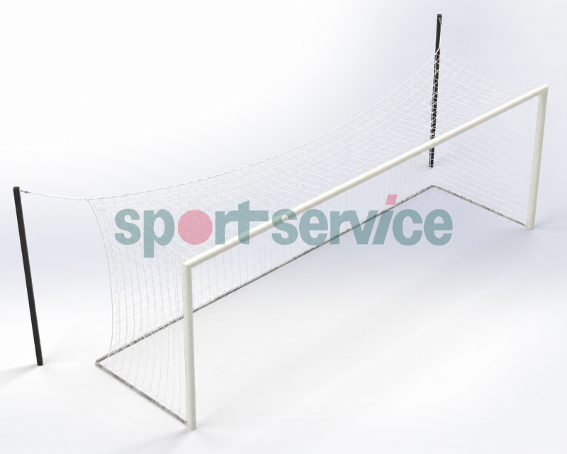 Jalgpallivärav 7,32x2,44 m, hülssi, nurga adapteriga