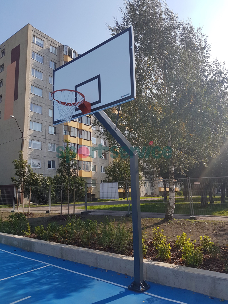 Уличная баскетбольная стойка (вынос щита от штанги 1,2м)