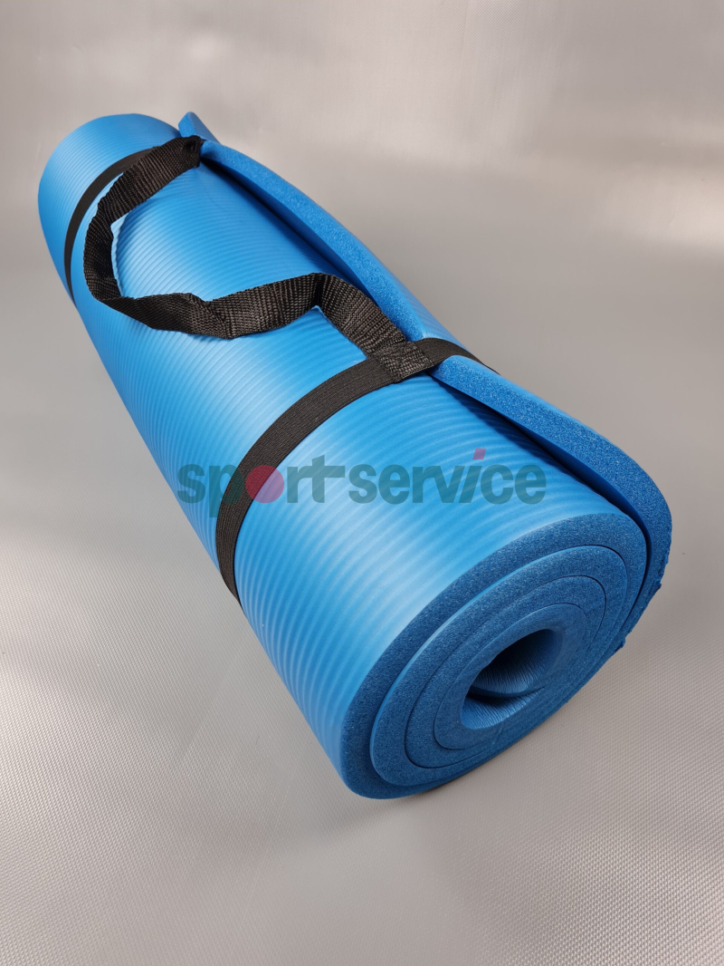 Aerobic mat with belts, thickness 1,5cm