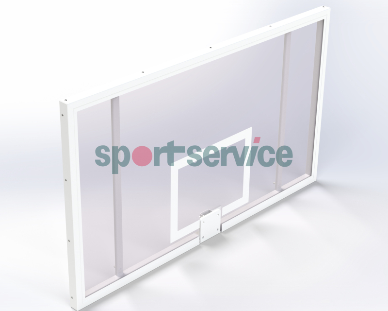 Basketball competition backboard tempered glass for indoor