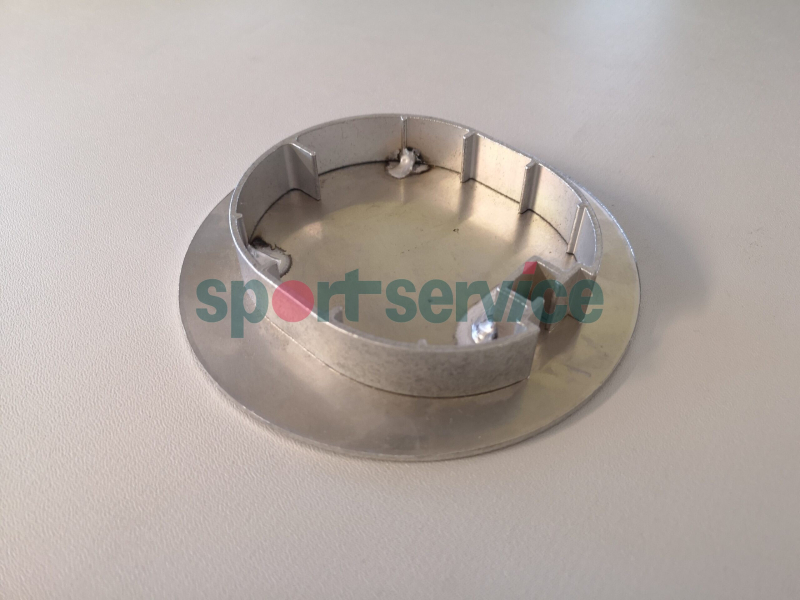 Aluminium sleeve cover for 120x100 mm post sleeve