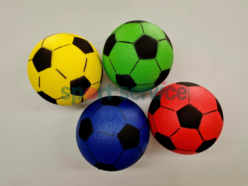 PVC coated football with black panels