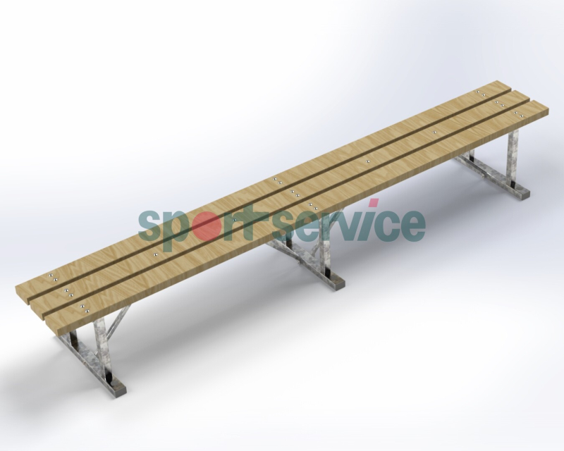 Stadium bench 3m