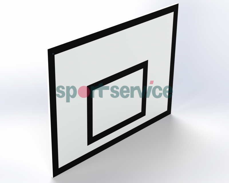 Fiberglass basketball backboard 1,2x0,9