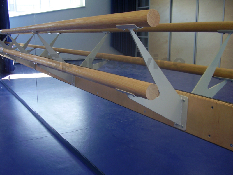 Ballet barres for wall(two heights)