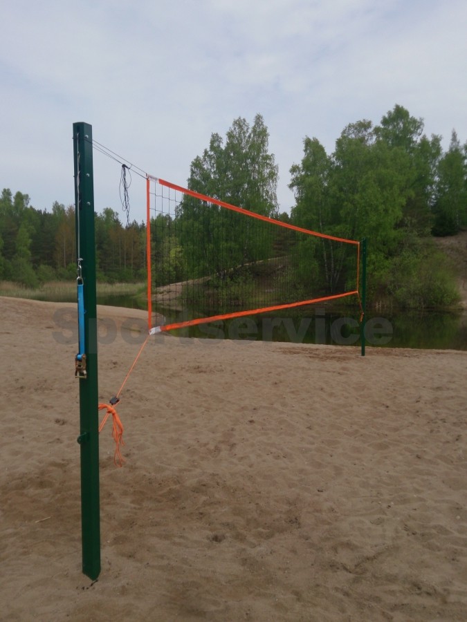 Steel volleyball posts