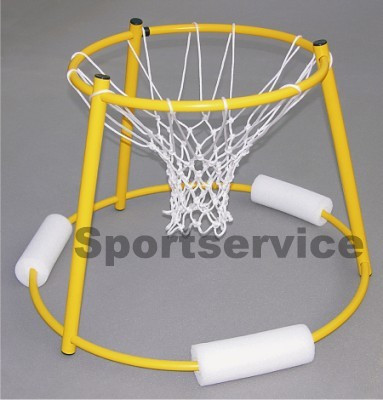 Floating basketball hoop