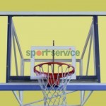 Basketball backboard lower padding