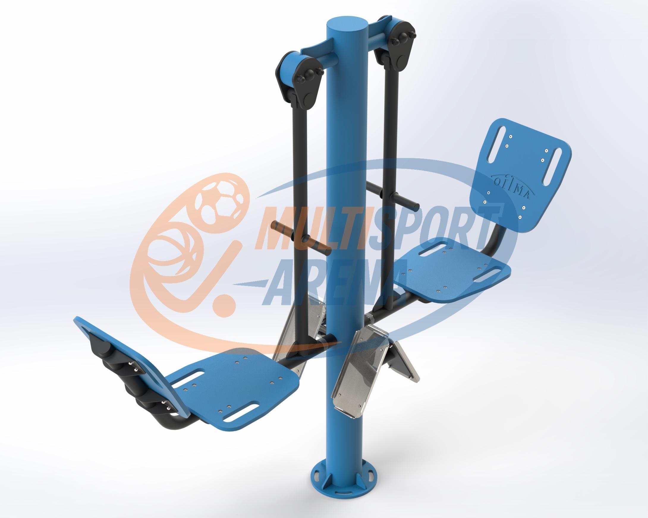 Leg press double-sided