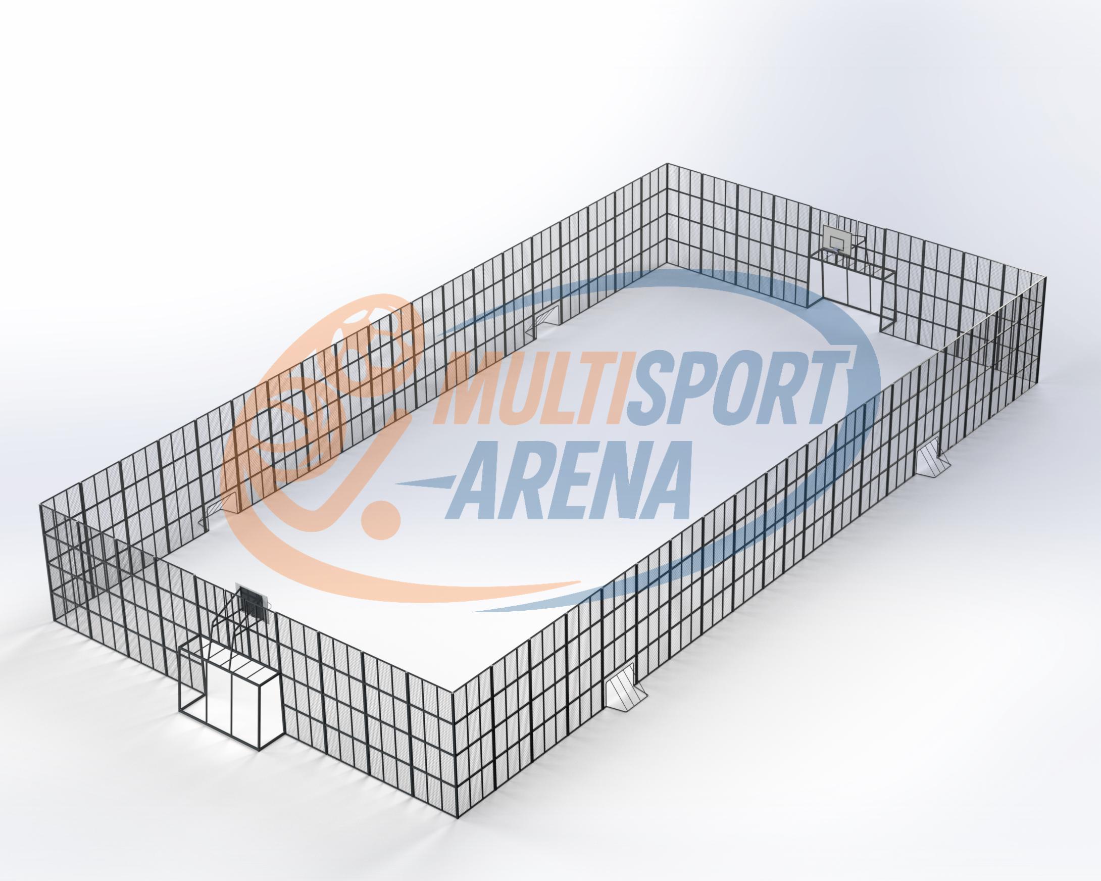 Multiarena kõrgete piiretega 30×15