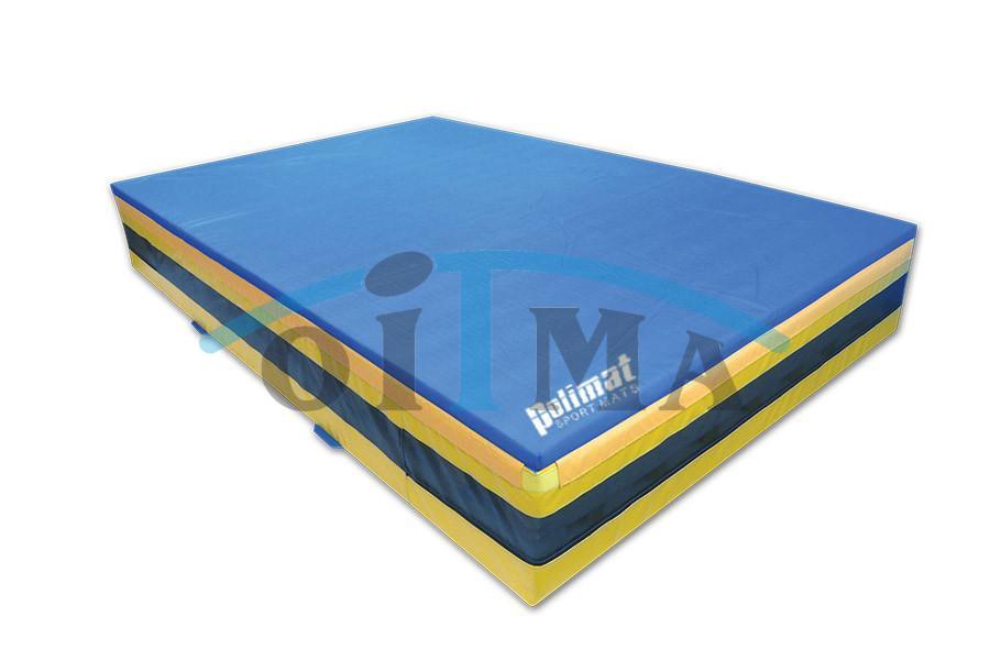 High jump landing area with spikeproof cover 2x3x0,55m