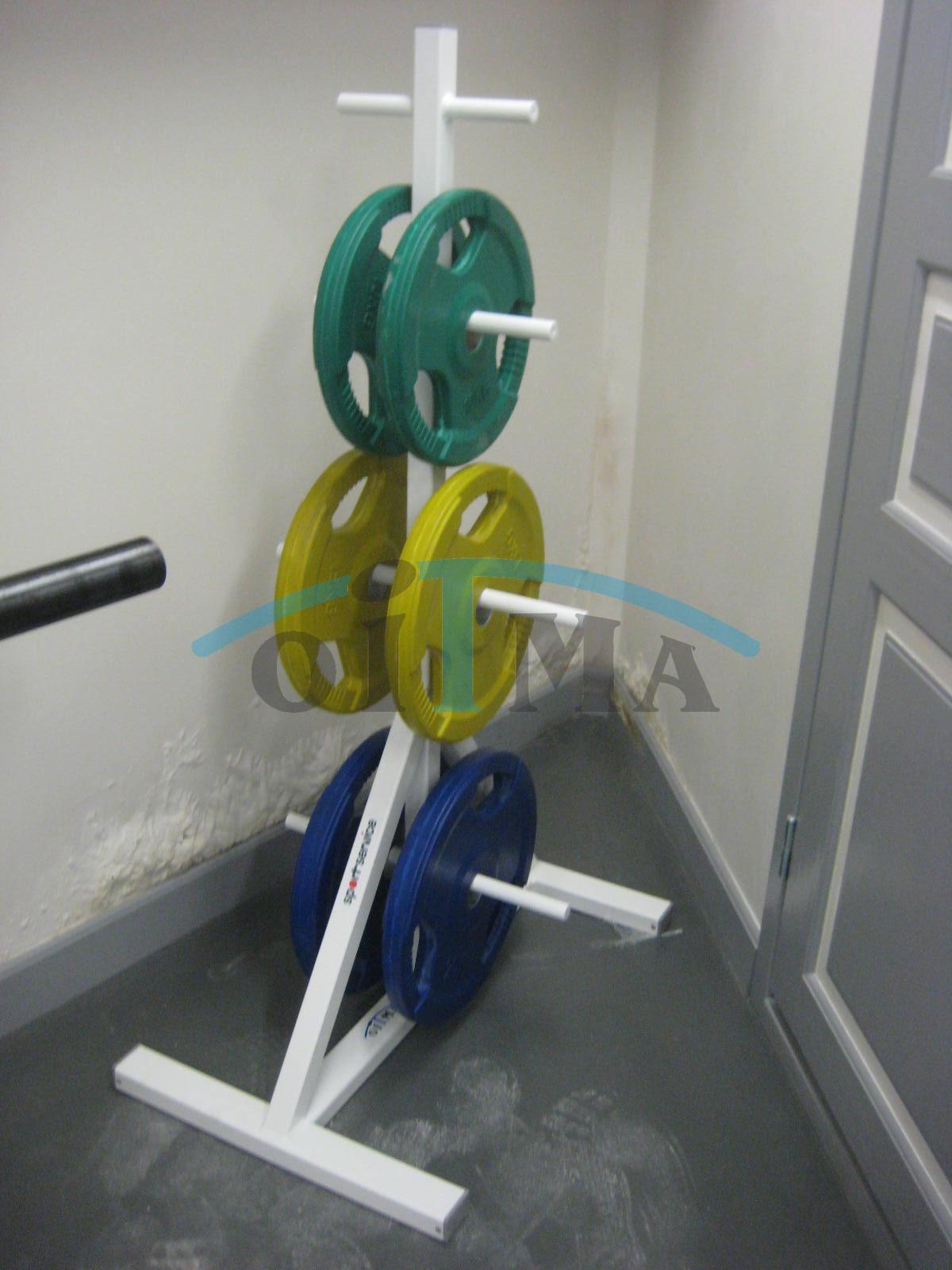 Pyramid weight plate rack, high