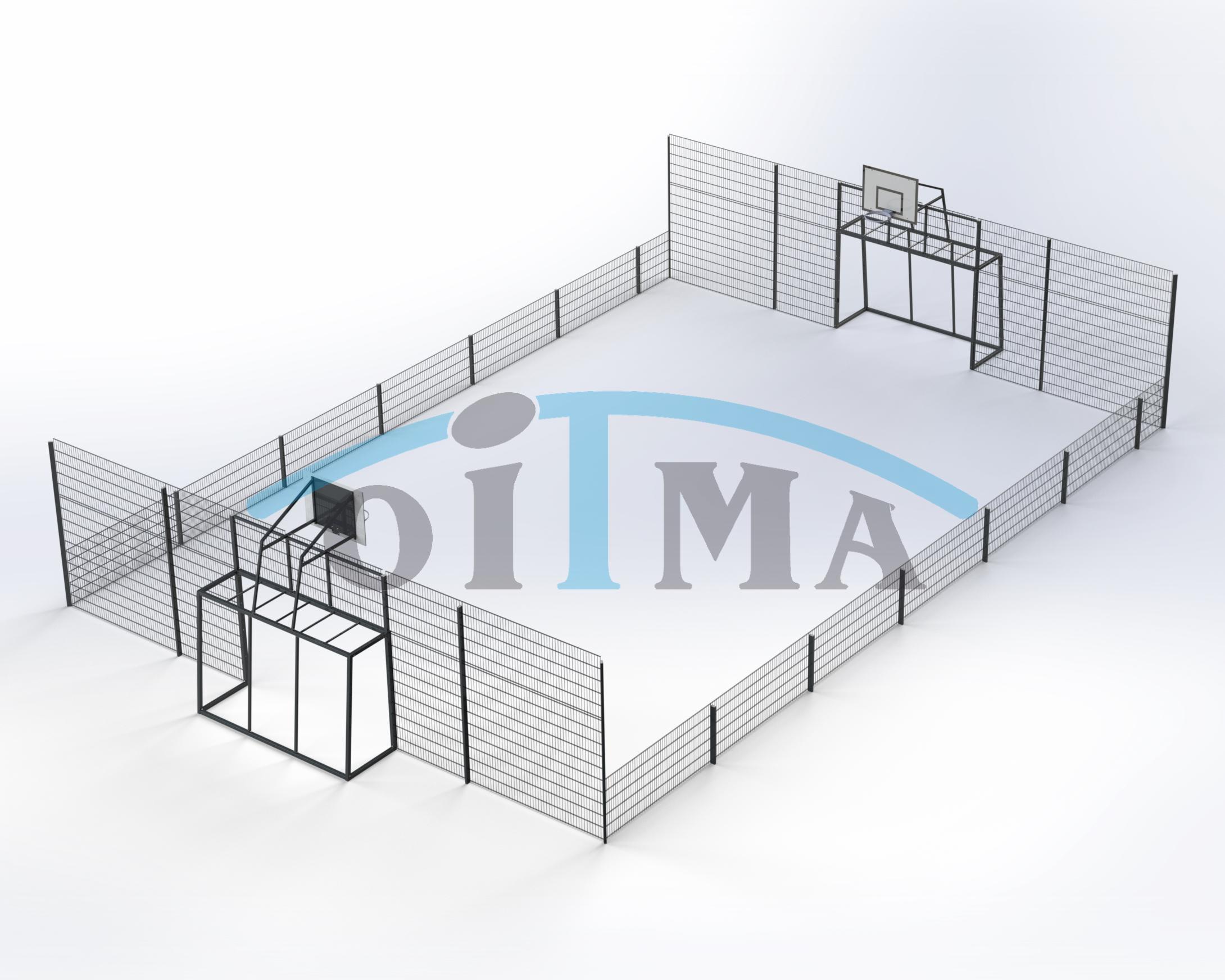  Многофункциональная спортивная площадка 16 x 11