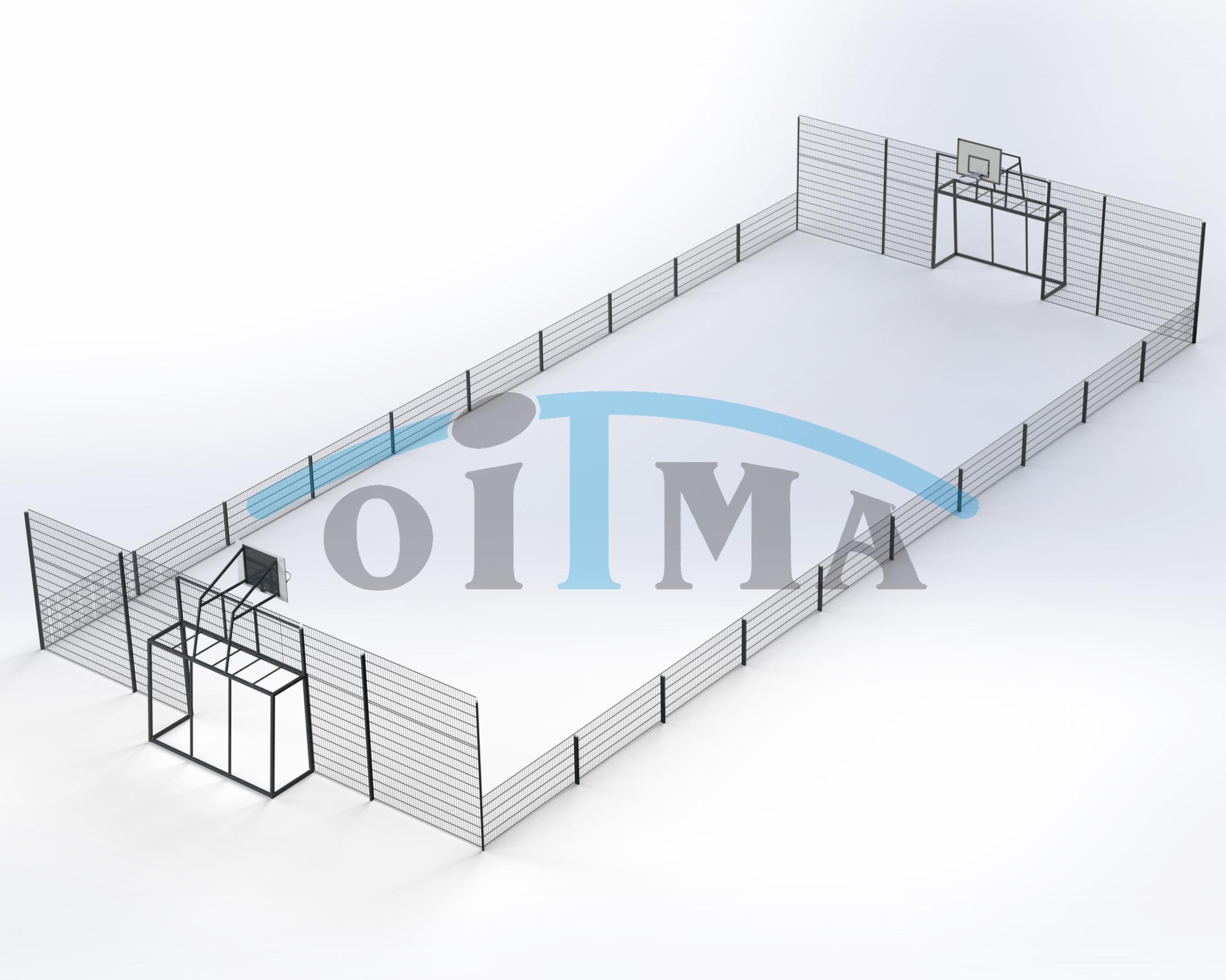  Многофункциональная спортивная площадка 25 x 11