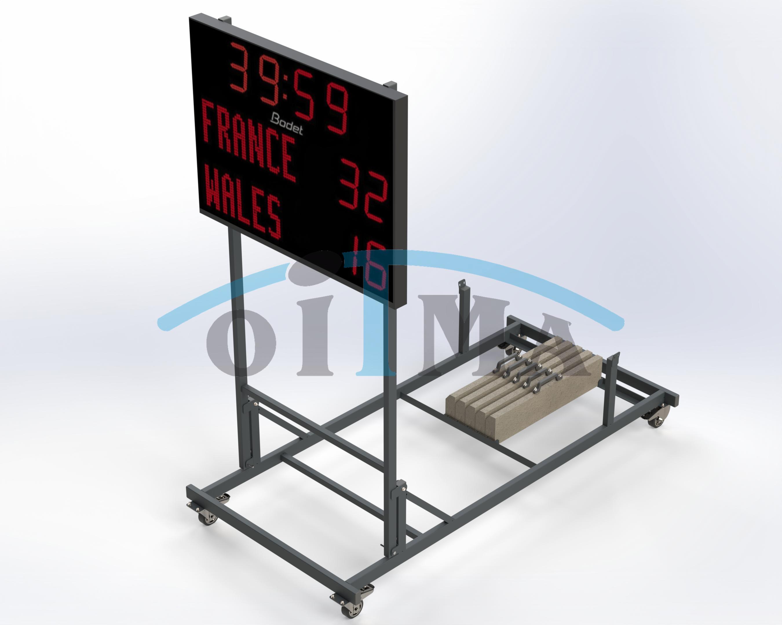 BT2025 scoreboard transportation frame