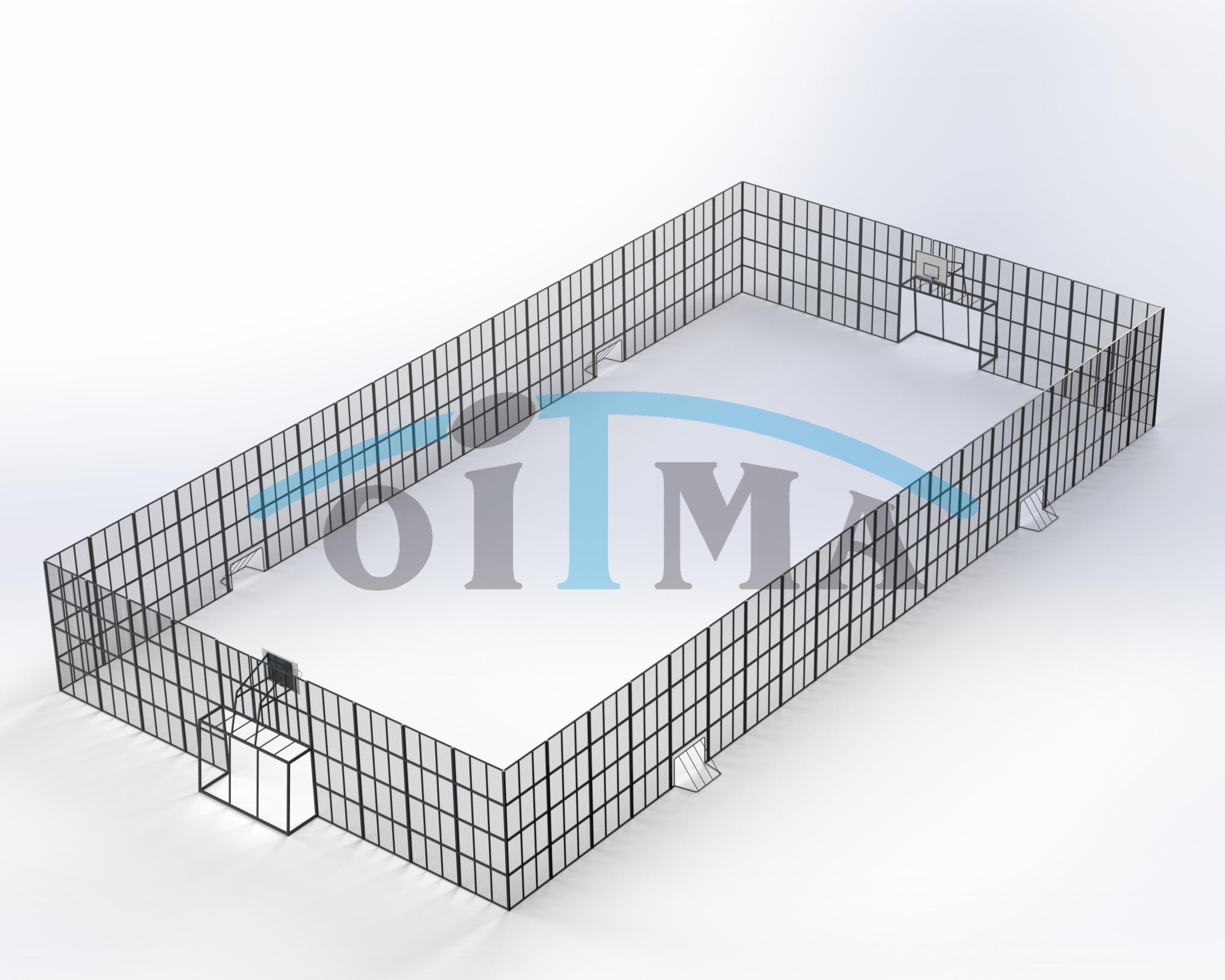 Multiarena kõrgete piiretega 30×15