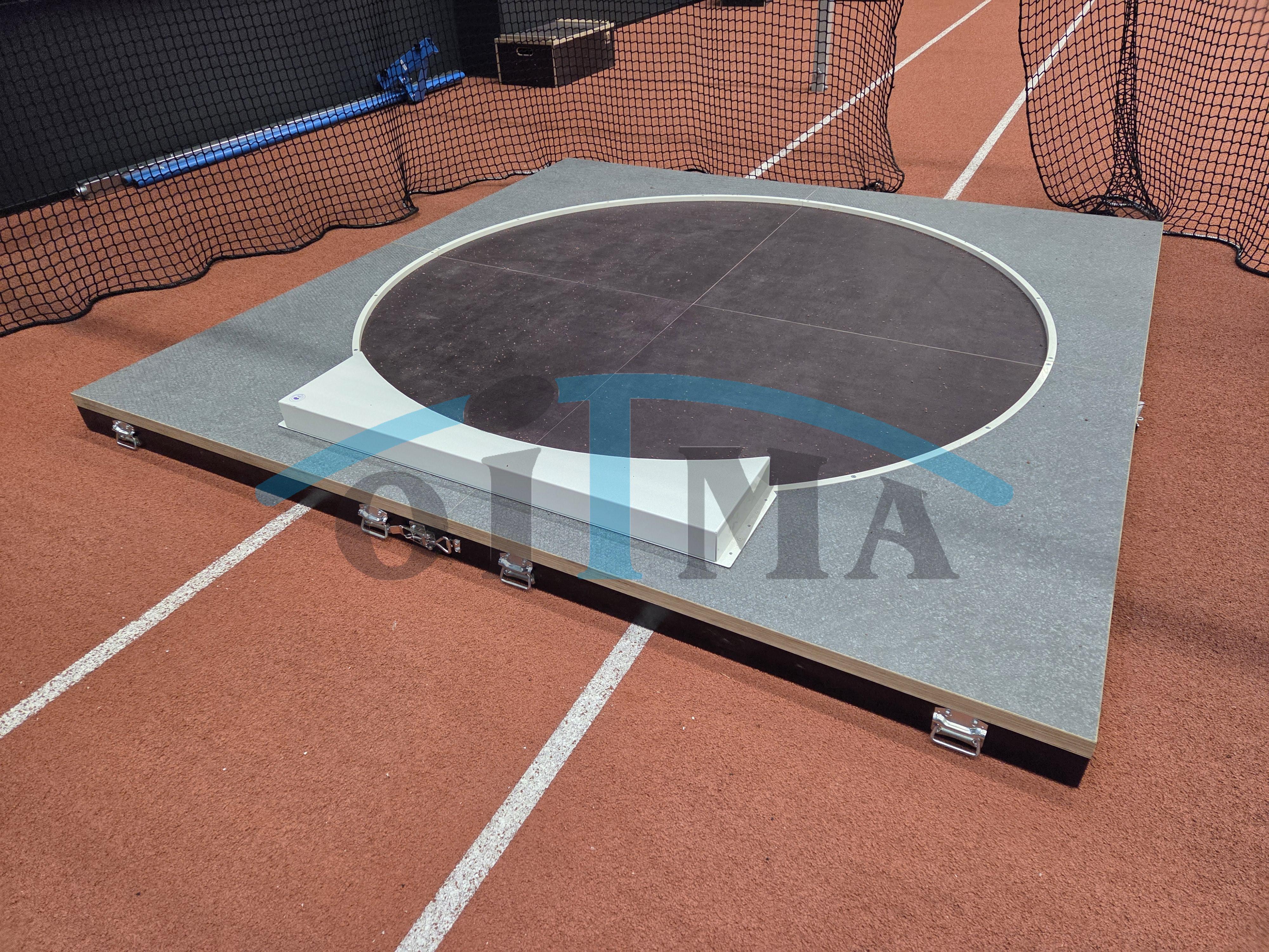 Portable shot put circle