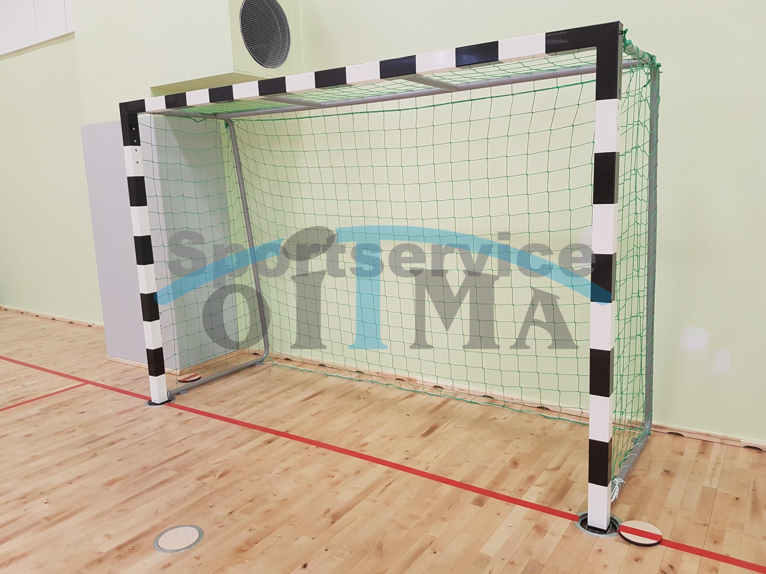 Handball goals are placed in the sleeve