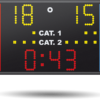 Combat Sport Scoreboard Karate